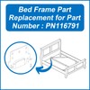 116791 Mounting Plates Bed Frame Brackets Replacement for IKEA Bed