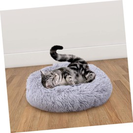 Kisangel Pet Bed 50cm Dog Cat Nest Plush Thick Anti-Slip Comfortable Sleep Easy to Move