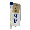 ADVISORY BOARD CRYSTALS ABC Mens Ribbed Logo Socks White Blue