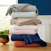100% Cotton Waffle Weave Queen Bed Blanket | Soft, Breathable,