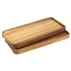 SENJEOK 8 Pack 12 x 5 Inches Wooden Serving Platters,