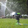 Dynaeuty Pulsating Impact Sprinklers, 360 Degree Rotating Adjustable Water Sprinkler
