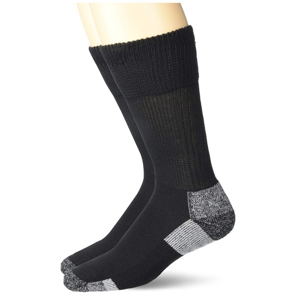 Dr. Scholl's Men's Advanced Relief Blisterguard - 2 & 3 Pair Packs Sock, Black, 7 12 US
