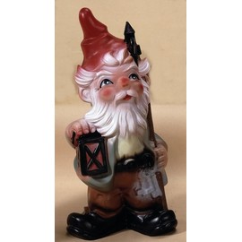 Frankenland Design Garden Gnome Night Watchman 28cm Tall PVC