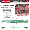 2Pcs 587819701 Spindle Assembly for Husqvarna 46" Deck Rebuild Kit