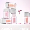 ABOUT TONE Skin Layer Fit blusher 5g, Shade:W03 Posy Peach