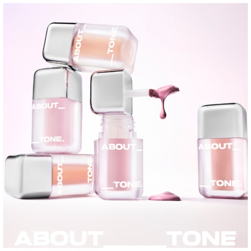 ABOUT TONE Skin Layer Fit blusher 5g, Shade:W03 Posy Peach
