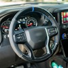 MEWANT DIY PU Carbon Fiber Black Artificial Leather Steering Wheel
