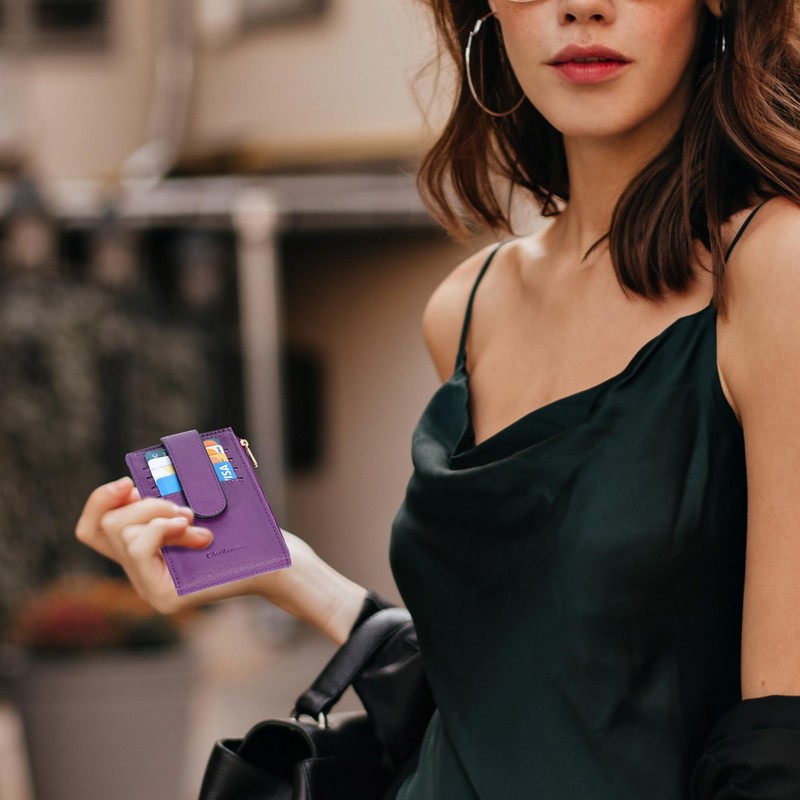 Chelmon Women's RFID Slim Card Holder Wallet | Thin Bifold