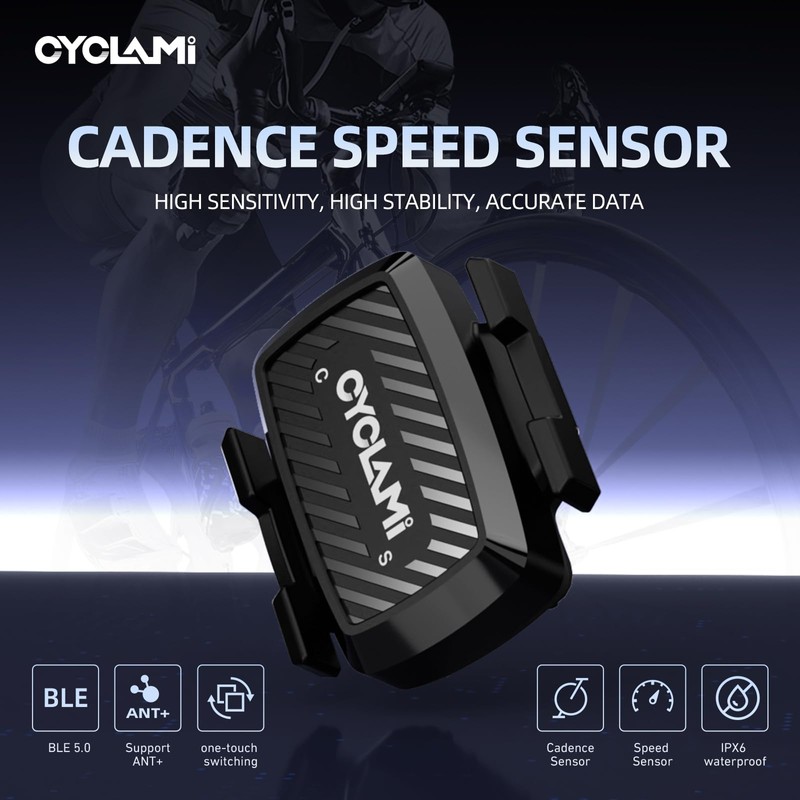 Cycling Speed Sensor and Cadence Sensor, Bluetooth & ANT+ Wireless