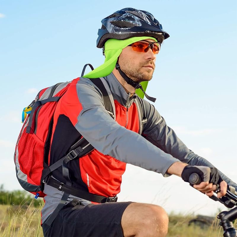 ULTECHNOVO 2 Pieces Elastic Hard Hat Sun Shield, Helmet Liner