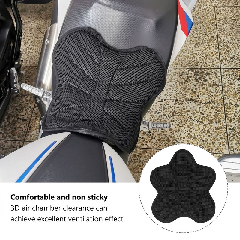 Motorcycle Seat Cushion Cover Seat 3D Mesh Breathable Non Slip