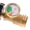 perfk Propane Tank Adapter with Gauge Copper Conversion Adapter with