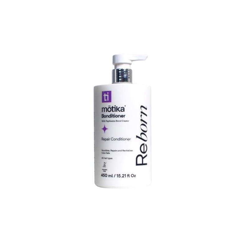 Motika Reborn Acondicionador Reparador 450ml Todo Tipo Cabello Sulfatos Parabenos
