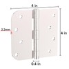Hinges, Exterior Door Hinges Brushed Nickel 6 Pack 4 Inch