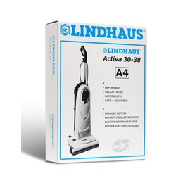 Genuine Lindhaus A4 Activa Diamante Dynamic Vacuum Cleaner Bag 8 Bags