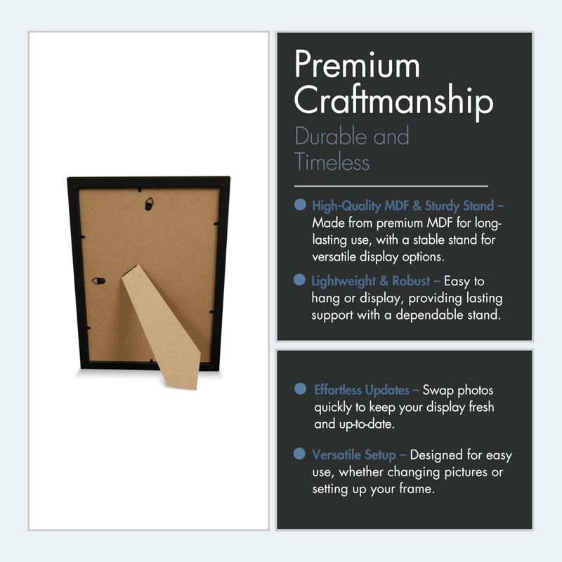 20x30 Black Photo Frame - Photo Frame 20x30cm, Frame 20x30cm,