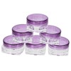 TOVINANNA 24pcs Small Cream Jars with Lids Refillable Travel Containers