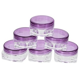 TOVINANNA 24pcs Small Cream Jars with Lids Refillable Travel Containers for Face Cream and Ointments Compact and Portable Storage for and Travel Use