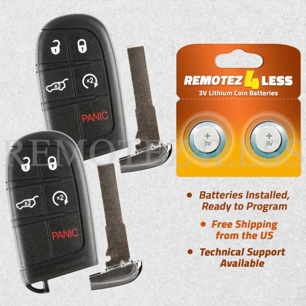 Remotez4less 2 For 2017 2018 2019 2020 2021 2022 Replacement