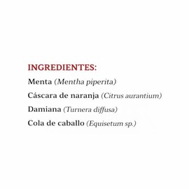 Plamesi Diges Digestivo Infusion Herbal Natural Cafeina Cajas Sobres Menta Cola Caballo Damiana Cáscara Naranja