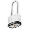RookMad Keyed Padlocks, Laminated Steel Padlock, Keyed Alike Locks with