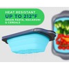 XL Large Kitchen Strainer by Comfify - Collapsible Silicone Over
