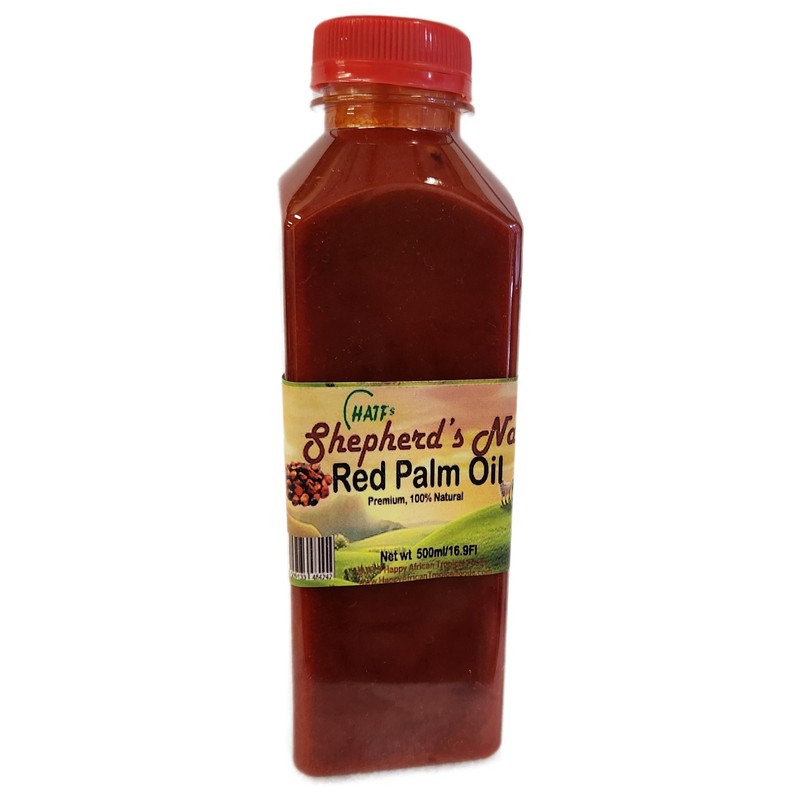 HATF's Shepherd's Natural Red Palm Oil, 16.9 fl. oz, 500ml