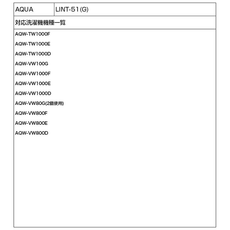 ELPA LINT-51(G) Aqua Lint Filter for Washing Machines, Antibacterial, White