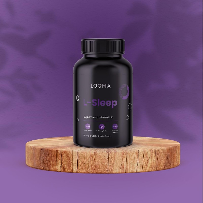 L-Sleep by Looma Suplemento Natural de Plantas para Promover el