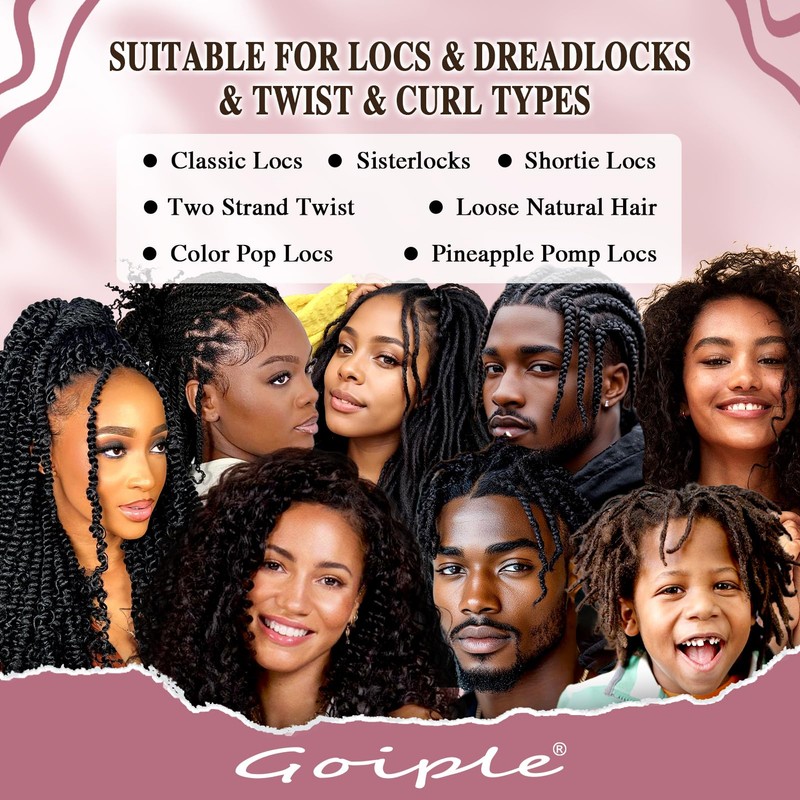 Rose Water for Hair Loc Spray Refreshing for Locs -