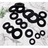 M4 Black Rubber Washers DIN 125 (Pack of 20) From