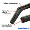 GrandWheel Co Smoke Tinted in-Channel Side Window Vent Visor Deflectors