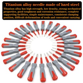 Terminal Removal Tool Kit，For Replaces Universal Vehicle Wire Harness Pin Connector Release Tool Set(26 PCS)