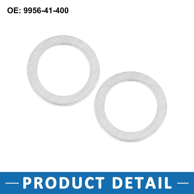 A ABSOPRO 5 pieces 9956-41-400 oil drain screws seals for