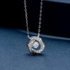AINUOSHI Women's 925 Sterling Silver Moissanite Diamond Necklace Pendant Jewellery