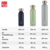 Blumtal Thermos Flask 750 ml - Double-Walled Stainless Steel Drinking