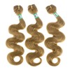 Minkissy 3pcs Body Wave Hair Bundles Unprocessed Synthetic Extensions Lightweight