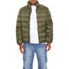 Forever 21 Men's Packable Zip-Up Puffer Jacket, Olive