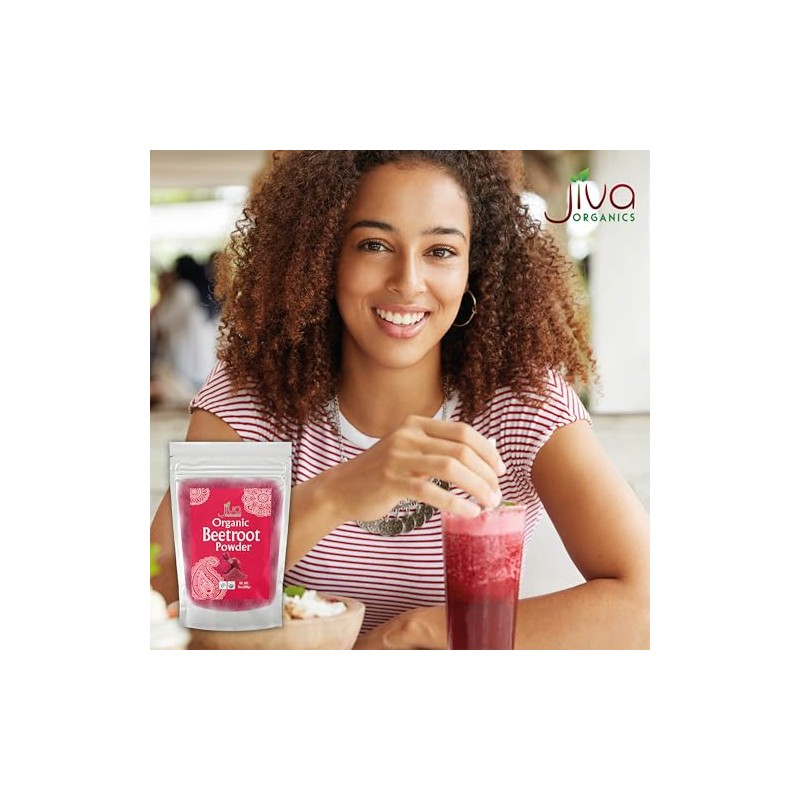 Jiva Organics Polvo De Remolacha (Bolsa De 7 Oz) -