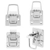 BORDSTRACT Pack of 10 Silver Toggle Latch for Chests, Suitcases,
