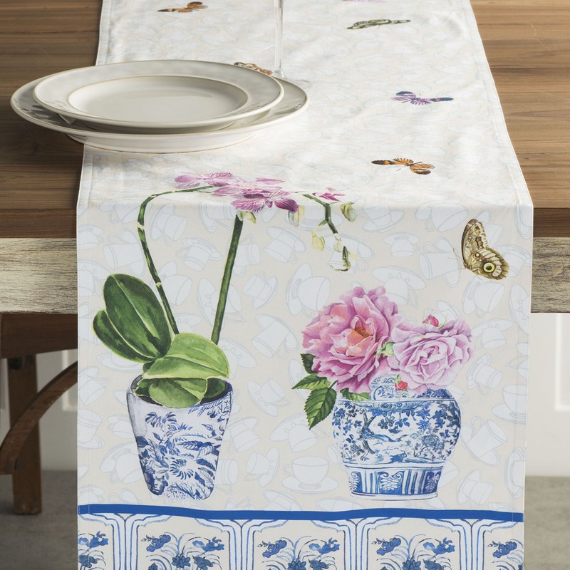 Maison d' Hermine Table Runner 100% Cotton 37cm x 230cm