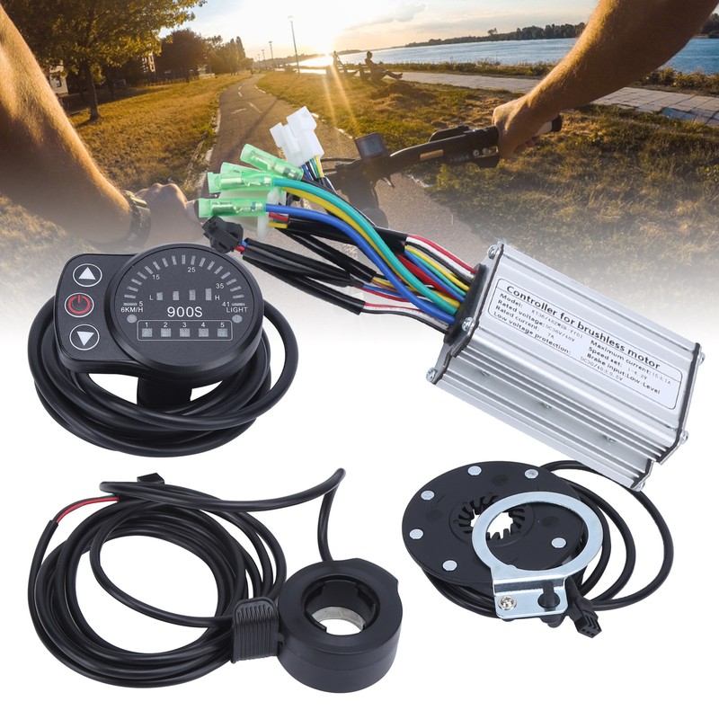 36V/48V 250W Electric Motor Brushless 7A Controller with KT‑900S LED