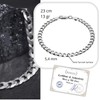 STERLL Mens Solid 925 Silver Bracelet Ideal Gift for Husband