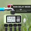 Johgee Irrigation Computer with 4 Independently Controlled Outputs, Digital Watering