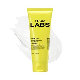 FROM LABS Protein Capsule Hair Repair Treatment, 3-Minute Keratin Hair Mask & Deep Conditioner for Damaged, Repair & Strengthen, Instant Detangling, Anti-Frizz, Low-pH, Fine-Hair Safe, 6.76 fl oz