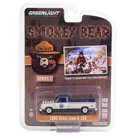 Greenlight 1:64 Smokey Bear Series 2-1989 Ram D-150 “Smokey’s Friends Don’t Play with Matches” 38040-D [Shipping from Canada]