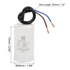 PATIKIL CBB60 14uf Running Capacitor,1Pcs AC 450V 2 Wires 50/60Hz