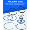 Hydraulic Log Splitter Cylinder Rebuild Seal Kit for 4.0"Bore x