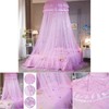 Round Canopy Lace Princess Style Mosquito Net Bed Curtain for